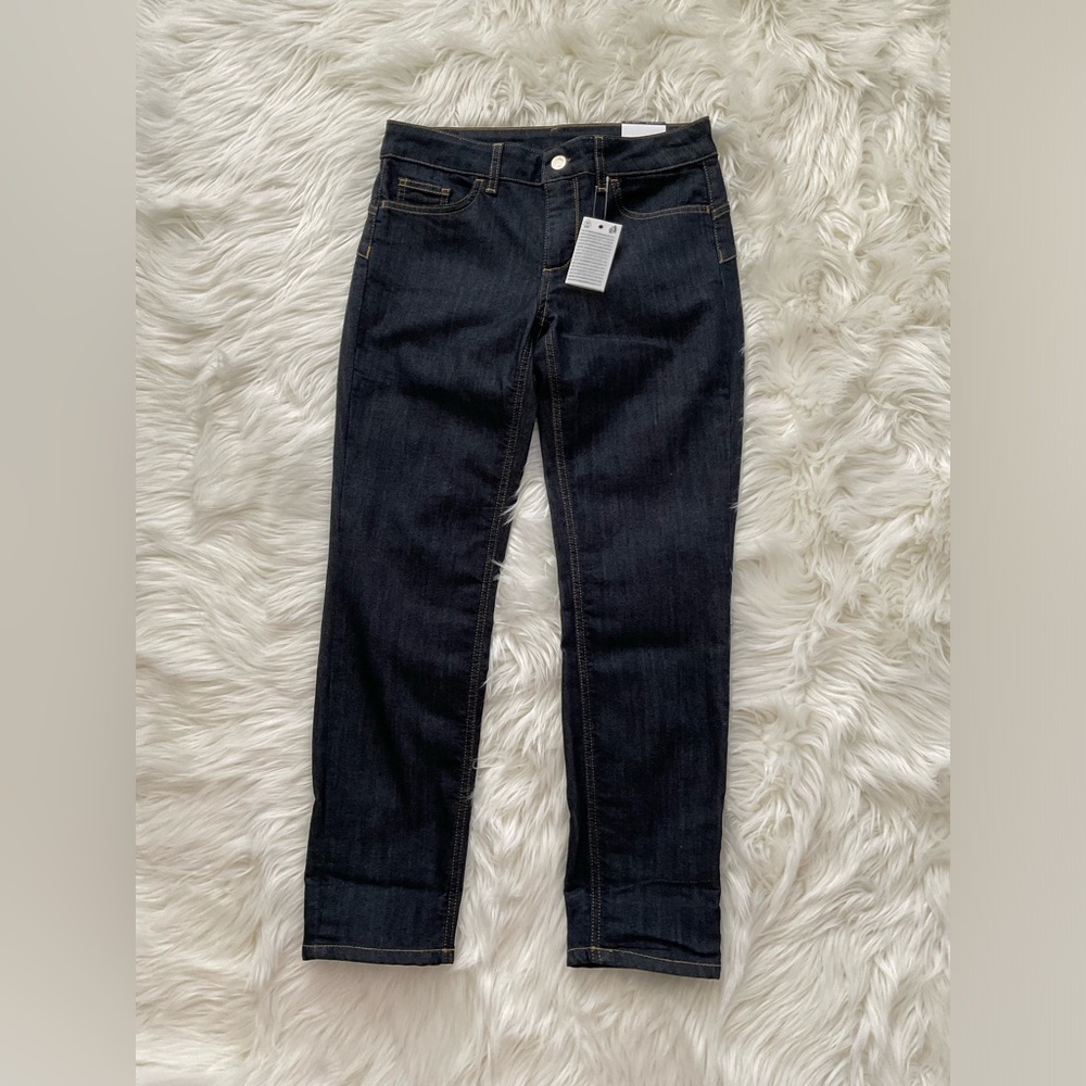 LIU*JO CROPPED BOTTOM UP JEANS - Picture 10 of 12